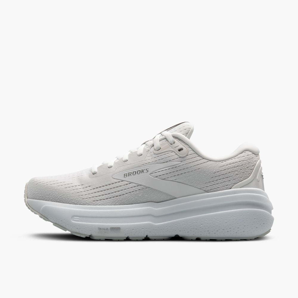 Chaussures Running Route Brooks Ghost Max 2 Blanche Blanche Femme | BHJ-7562190